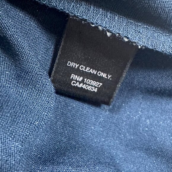 NWT Marc by Marc Jacobs Asymmetric Mini Dress Sz M Shimmer Blue Event Party - Picture 10 of 16